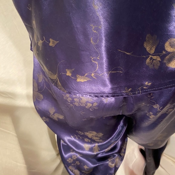 Victoria’s Secret 2pc Navy Satin Top & PantsS - Picture 5 of 8